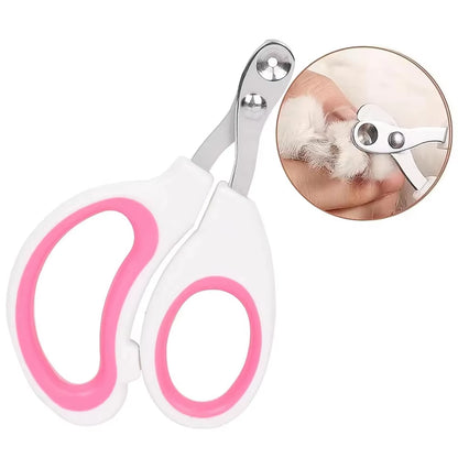 1Pcs Cat/Dog Nail Clippers Stainless Steel Pet Grooming Circular Hole Nail Clippers Portable Cat/Dog Specific Cleaning Products