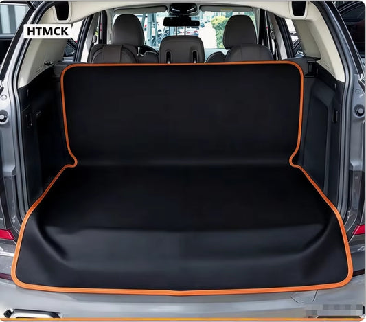 HTMCK SUV Cargo Liner - Waterproof Trunk Seat Cover for Back Cargo Area, Universal Fit