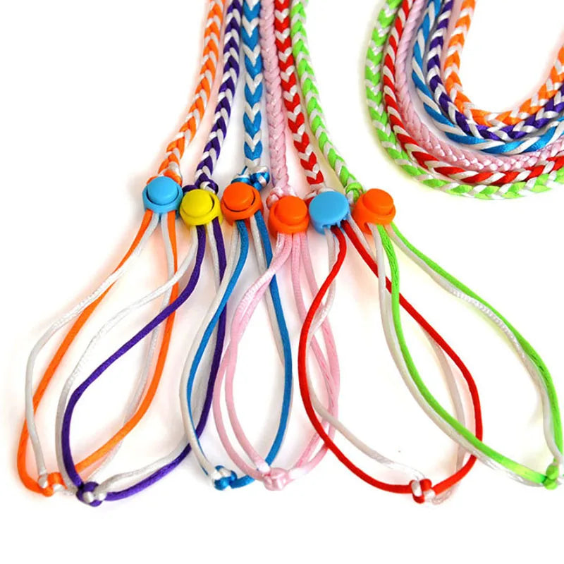 1.4M 2.0M Adjustable Pet Hamster Leash Harness Rope Gerbil Cotton Rope Harness Lead Collar for Rat Mouse Hamster Pet Cage Leash
